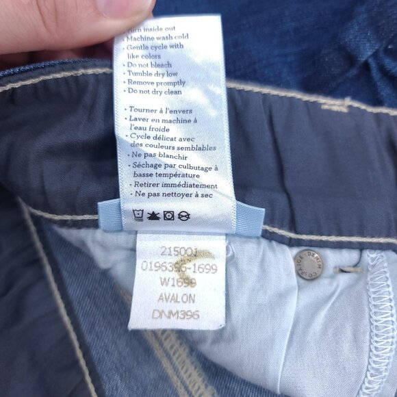 PAIGE Jeans Womens 29x34 Hidden Hills Bootcut Flare Avalon Blue Denim Mid Rise - Picture 10 of 10